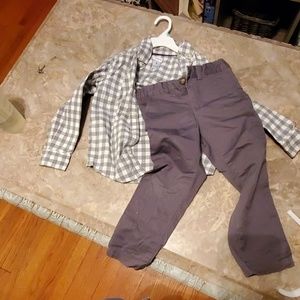 Button up and pant set